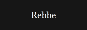 Rebbe